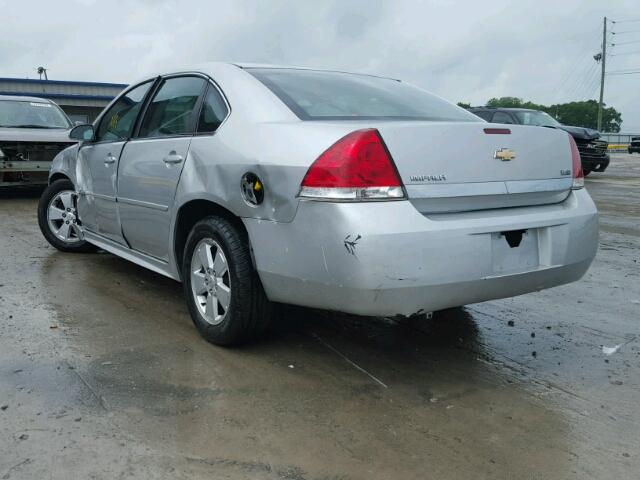 2G1WF5EK9B1230006 - 2011 CHEVROLET IMPALA LS SILVER photo 3