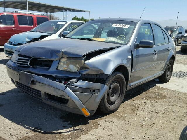 3VWRK69M93M174240 - 2003 VOLKSWAGEN JETTA GL GRAY photo 2