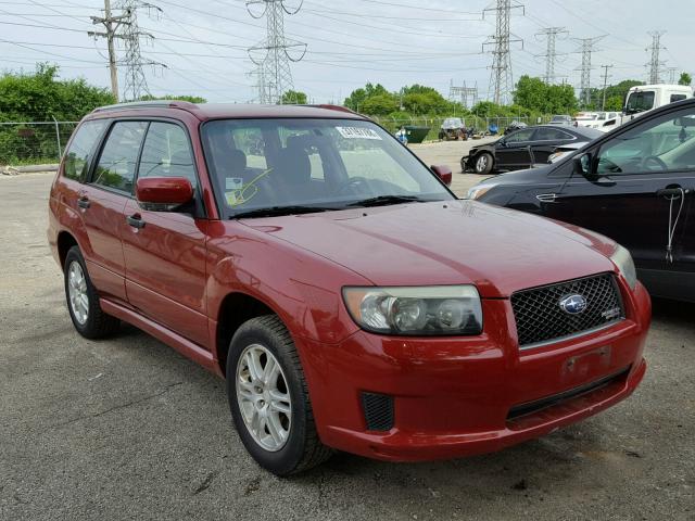 JF1SG66668H703558 - 2008 SUBARU FORESTER S 红色 照片 1