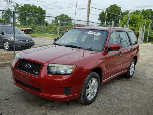 JF1SG66668H703558 - 2008 SUBARU FORESTER S 红色 照片 2