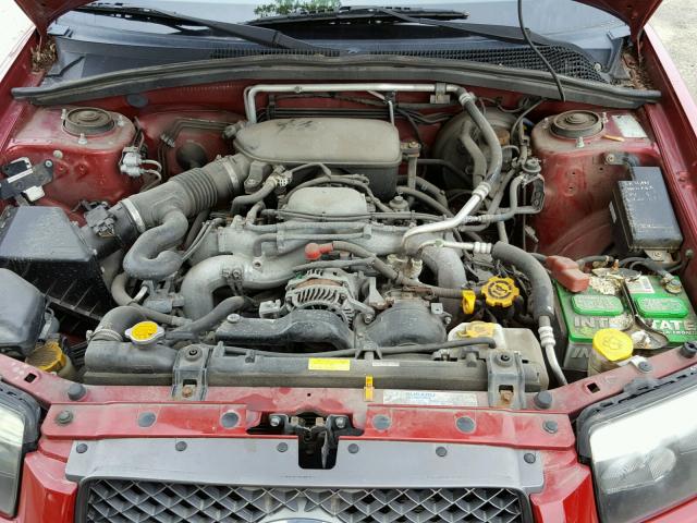 JF1SG66668H703558 - 2008 SUBARU FORESTER S 红色 照片 7