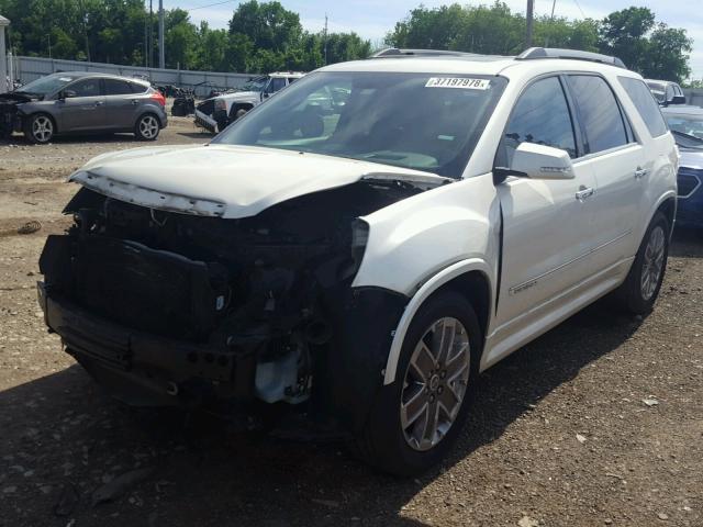 1GKKVTED7BJ292366 - 2011 GMC ACADIA DEN WHITE photo 2