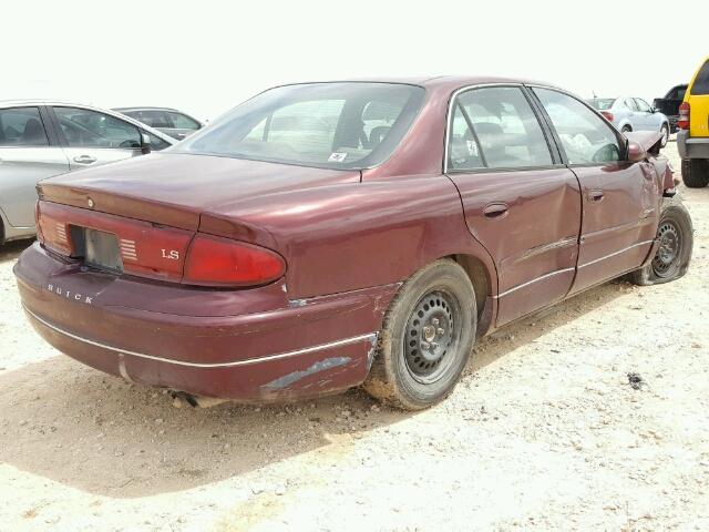2G4WB52K7W1505901 - 1998 BUICK REGAL LS MAROON photo 4