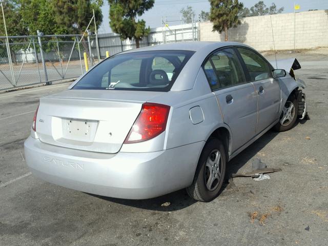 1G8AG52F25Z160358 - 2005 SATURN ION LEVEL SILVER photo 4