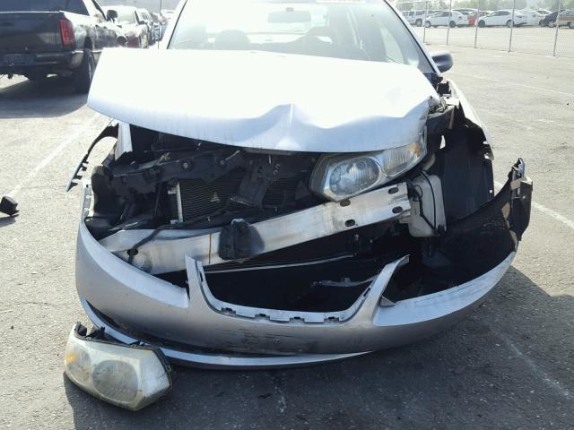 1G8AG52F25Z160358 - 2005 SATURN ION LEVEL SILVER photo 9