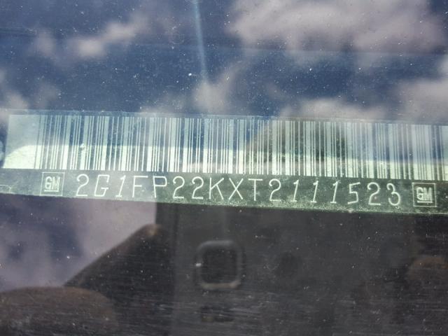 2G1FP22KXT2111523 - 1996 CHEVROLET CAMARO BAS 红色 照片 10