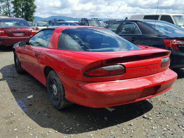 2G1FP22KXT2111523 - 1996 CHEVROLET CAMARO BAS 红色 照片 3