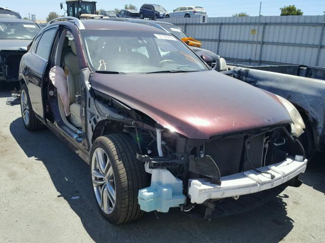 JN1AJ0HR7BM850615 - 2011 INFINITI EX35 BASE BURGUNDY photo 1