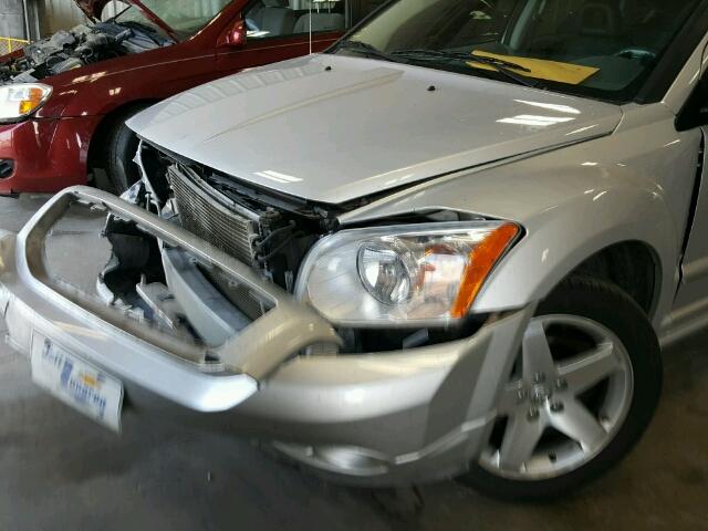 1B3HB78K27D324597 - 2007 DODGE CALIBER SILVER photo 9