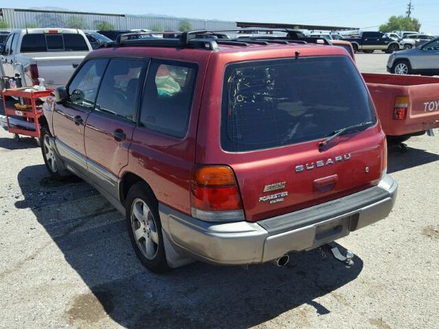 JF1SF6550XH737408 - 1999 SUBARU FORESTER S 红色 照片 3