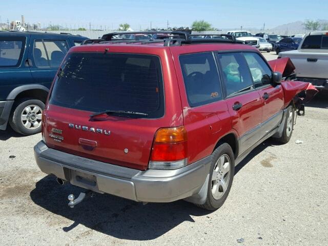 JF1SF6550XH737408 - 1999 SUBARU FORESTER S 红色 照片 4
