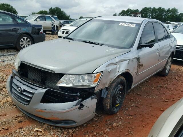 5NPET46C49H530350 - 2009 HYUNDAI SONATA GLS SILVER photo 2