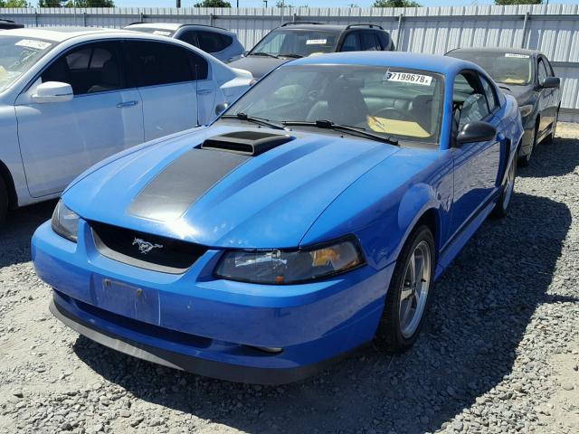 1FAFP42R53F435564 - 2003 FORD MUSTANG MA BLUE photo 2