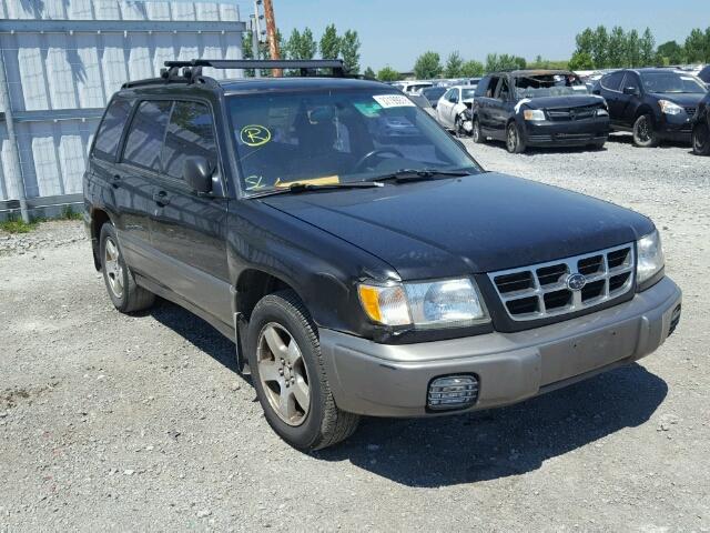 JF1SF6550XH746870 - 1999 SUBARU FORESTER S BLACK photo 1