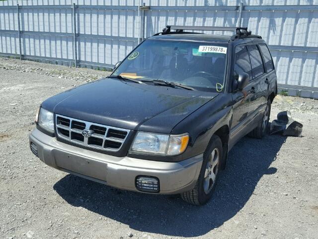 JF1SF6550XH746870 - 1999 SUBARU FORESTER S BLACK photo 2