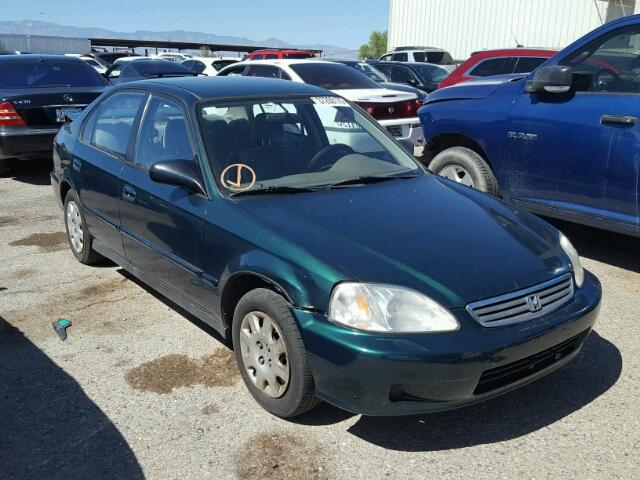 2HGEJ6616YH574357 - 2000 HONDA CIVIC BASE Yaşıl foto 1