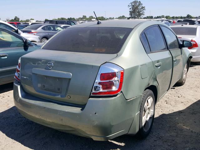 3N1AB61E88L628143 - 2008 NISSAN SENTRA 2.0 GREEN photo 4