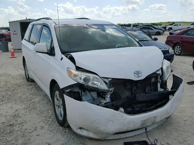 5TDKK3DC7BS167531 - 2011 TOYOTA SIENNA LE WHITE photo 1