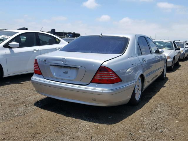 WDBNG70J93A336746 - 2003 MERCEDES-BENZ S 430 SILVER photo 4