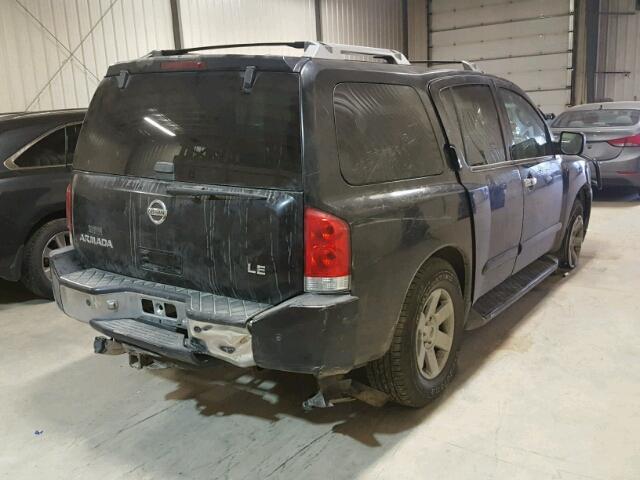 5N1AA08BX6N709131 - 2006 NISSAN ARMADA SE BLACK photo 4