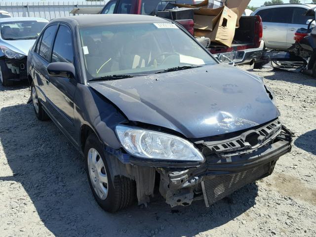 2HGES16375H557113 - 2005 HONDA CIVIC DX V BLUE photo 1