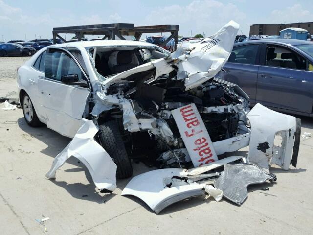 1G11B5SL3EF136347 - 2014 CHEVROLET MALIBU LS WHITE photo 1