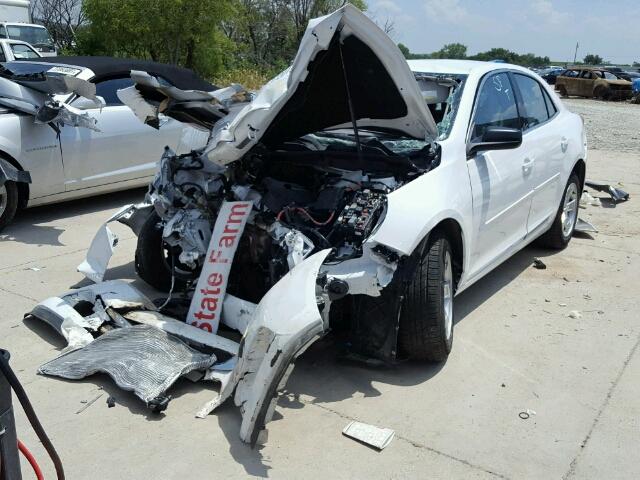 1G11B5SL3EF136347 - 2014 CHEVROLET MALIBU LS WHITE photo 2