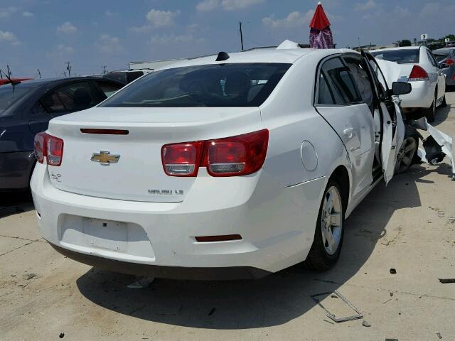 1G11B5SL3EF136347 - 2014 CHEVROLET MALIBU LS WHITE photo 4