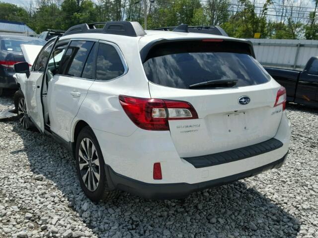 4S4BSBNC8G3303842 - 2016 SUBARU OUTBACK 2. WHITE photo 3