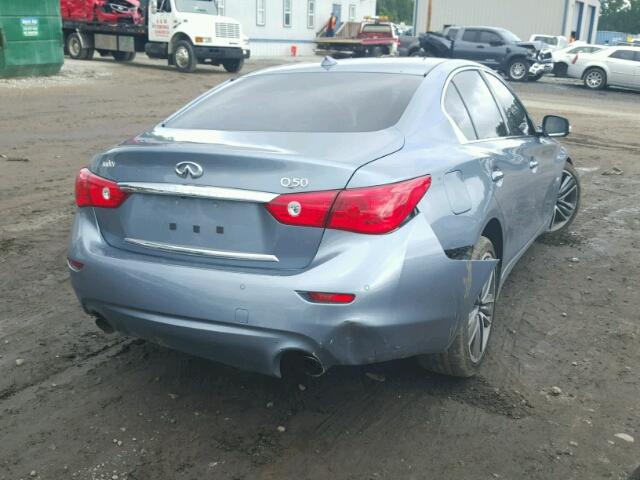 JN1EV7AP7HM730829 - 2017 INFINITI Q50 PREMIU BLUE photo 4