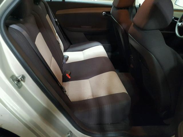 1G1ZC5EB6AF140941 - 2010 CHEVROLET MALIBU 1LT 米色 照片 6