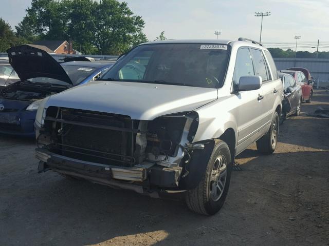 2HKYF18403H532113 - 2003 HONDA PILOT EX SILVER photo 2