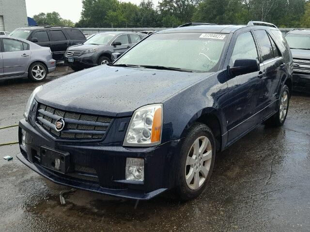 1GYEE637470143380 - 2007 CADILLAC SRX BLUE photo 2