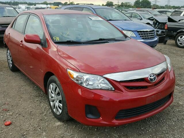 2T1BU4EE7CC774037 - 2012 TOYOTA COROLLA RED photo 1