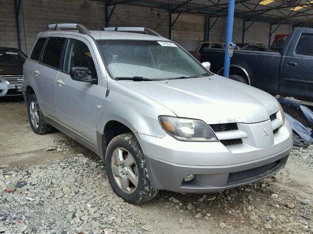 JA4LZ41G33U112630 - 2003 MITSUBISHI OUTLANDER SILVER photo 1