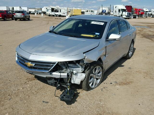 2G1115S38G9191486 - 2016 CHEVROLET IMPALA LT SILVER photo 2