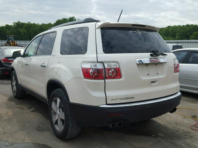 1GKKRSED3BJ249559 - 2011 GMC ACADIA SLT თეთრი ფოტო 3
