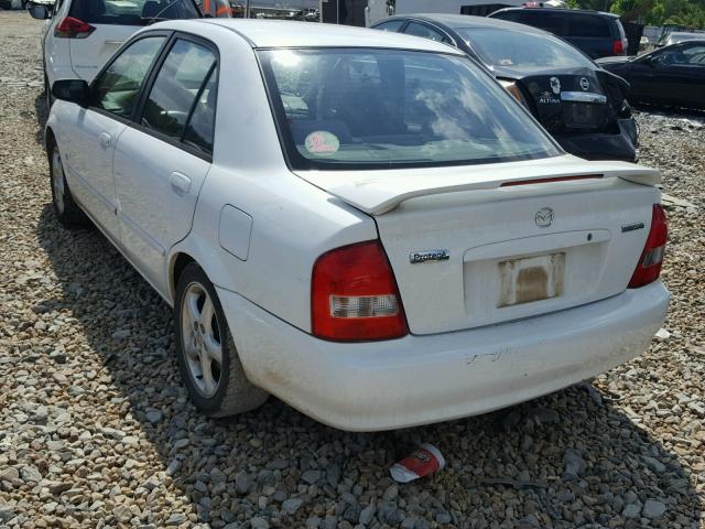 JM1BJ225710448988 - 2001 MAZDA PROTEGE LX WHITE photo 3