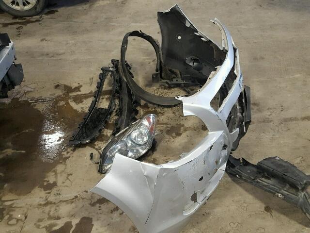 1G1ZA5E08AF209844 - 2010 CHEVROLET MALIBU LS ვერცხლისფერი ფოტო 9