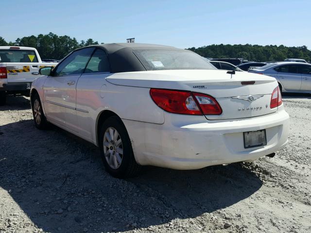 1C3LC45K08N212311 - 2008 CHRYSLER SEBRING WHITE photo 3