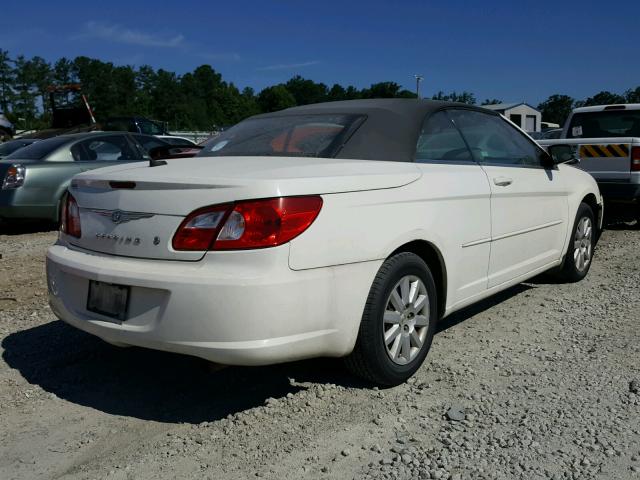 1C3LC45K08N212311 - 2008 CHRYSLER SEBRING WHITE photo 4