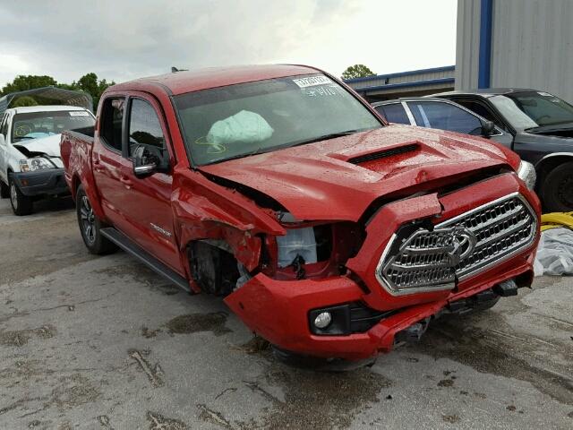 5TFAZ5CN7GX011447 - 2016 TOYOTA TACOMA DBC BURGUNDY photo 1