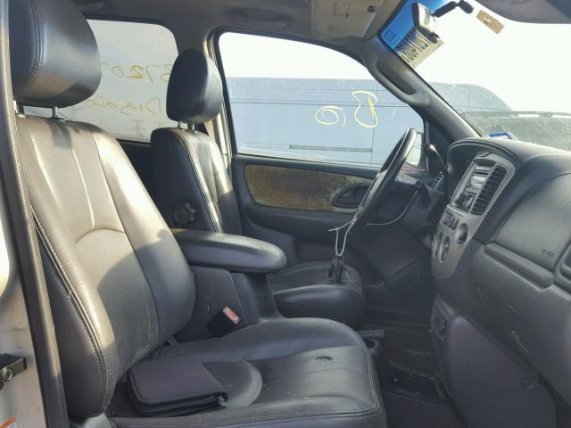 4F2CZ06154KM34105 - 2004 MAZDA TRIBUTE ES SILVER photo 5