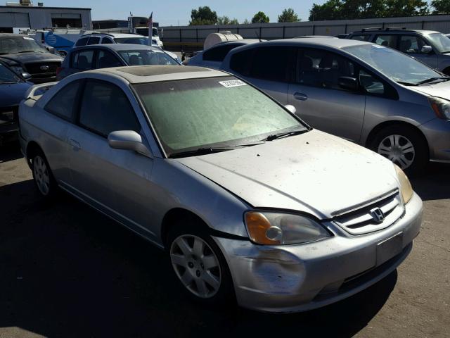 1HGEM22931L012582 - 2001 HONDA CIVIC SI SILVER photo 1