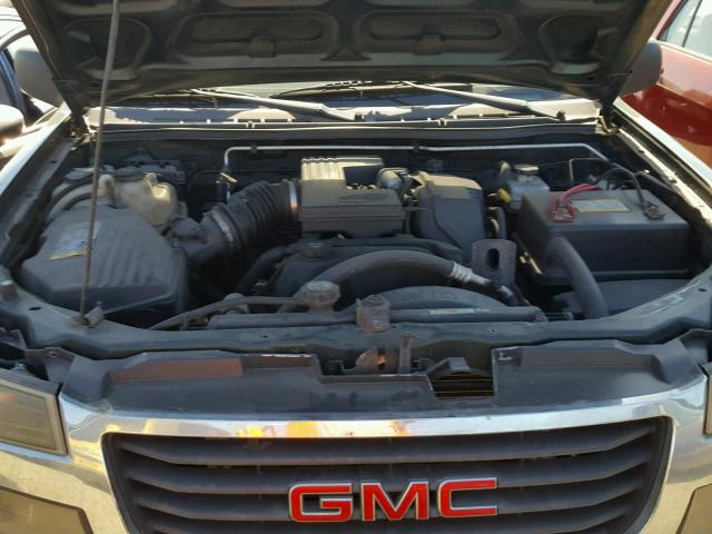 1GTCS136048153658 - 2004 GMC CANYON GREEN photo 7