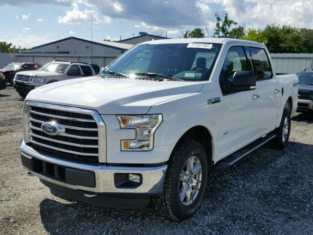 1FTEW1EG7FFC65889 - 2015 FORD F150 SUPER WHITE photo 2