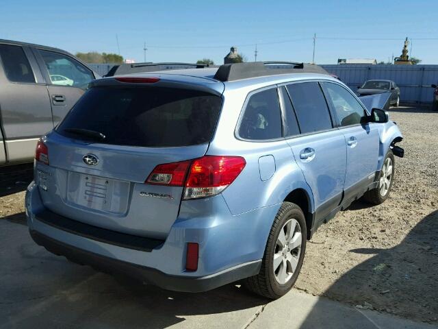 4S4BRCCC9C3244976 - 2012 SUBARU OUTBACK 2. BLUE photo 4