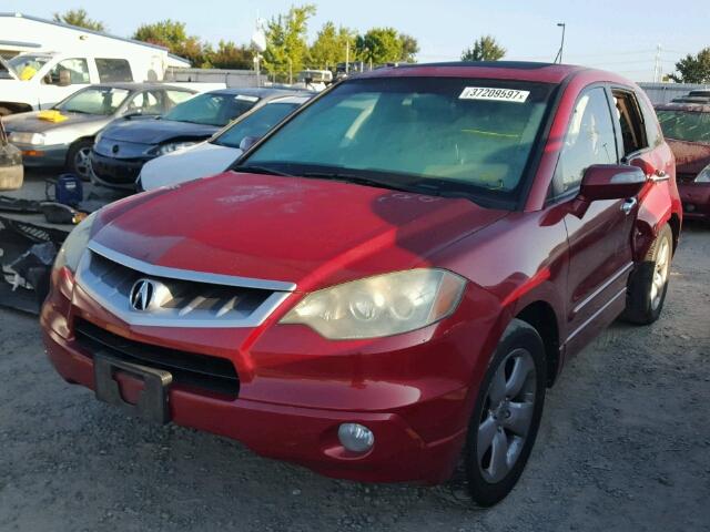 5J8TB18547A016009 - 2007 ACURA RDX TECHNO RED photo 2