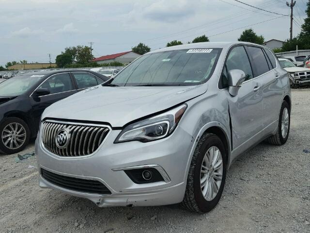 LRBFXASA8HD065425 - 2017 BUICK ENVISION SILVER photo 2