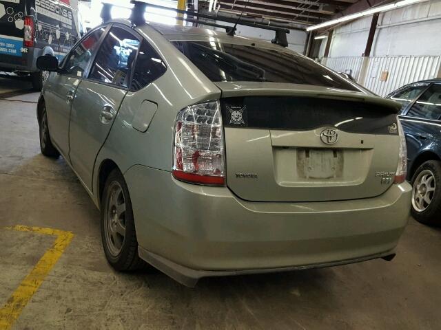 JTDKB20UX87770386 - 2008 TOYOTA PRIUS GREEN photo 3